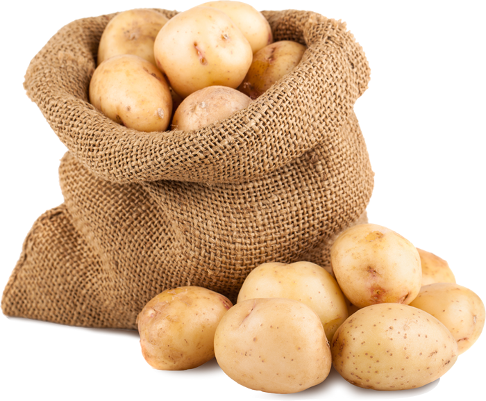 Kartoffeln Schnabel-auf