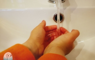 Händewaschen schnabel-auf