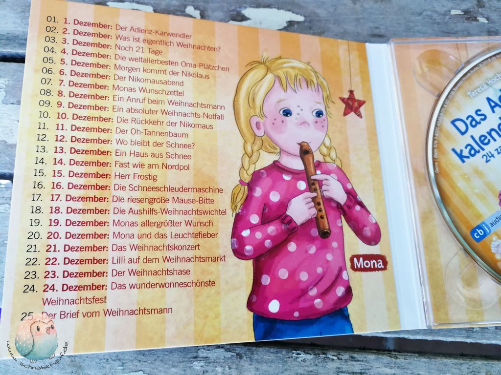 Rezension Adventskalenderhörbuch schnabel.auf.de
