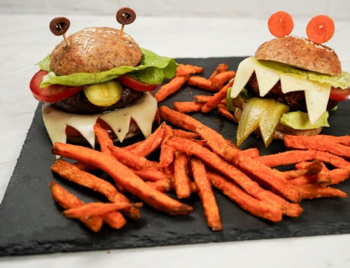Halloween Burger low carb
